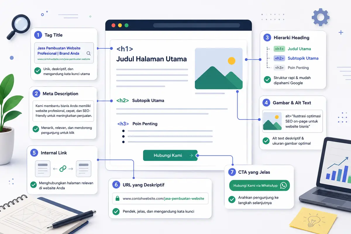 Optimasi SEO On-Page & Struktur Konten